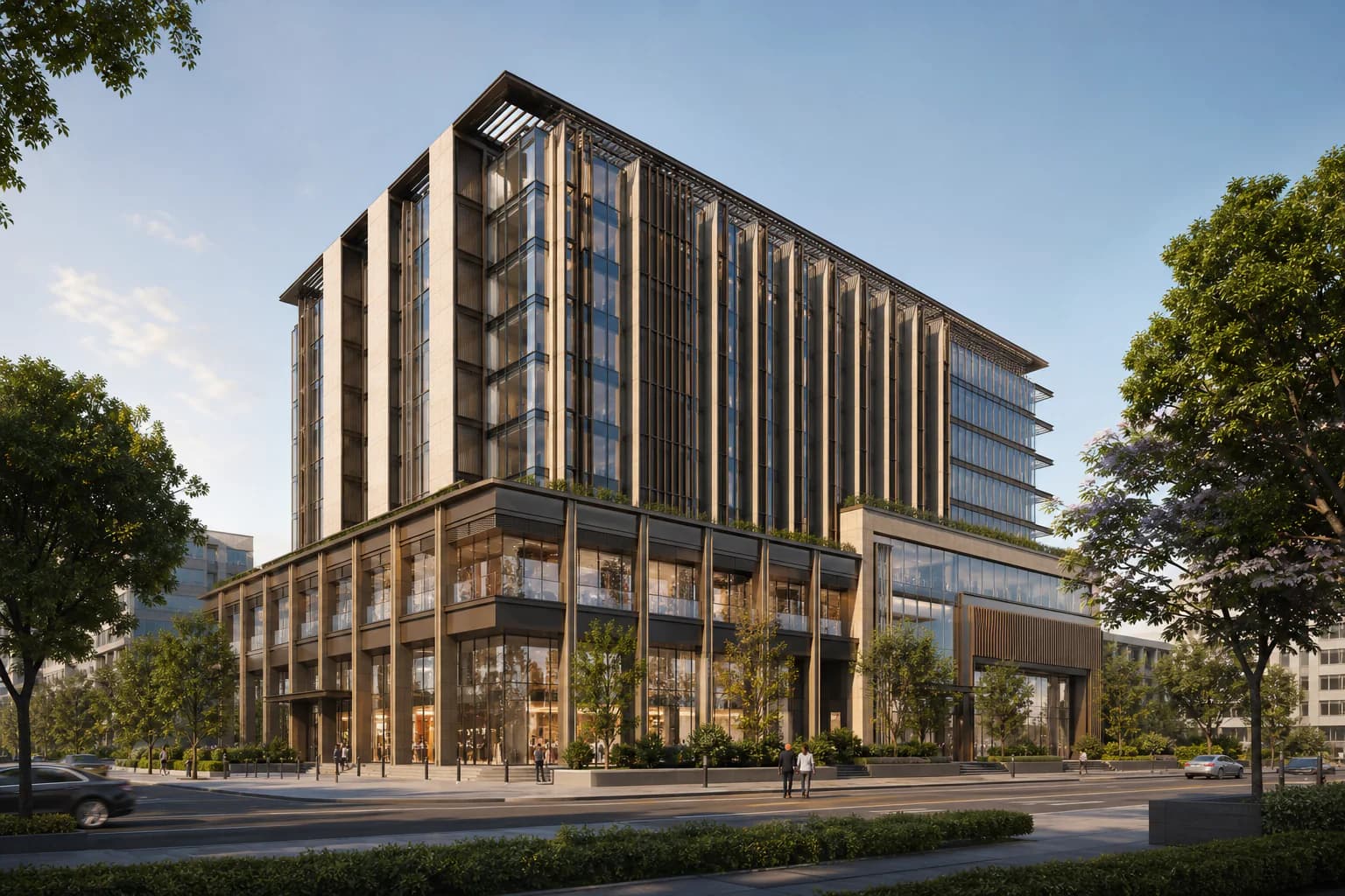 Commercial & Mixed-use exterior rendering