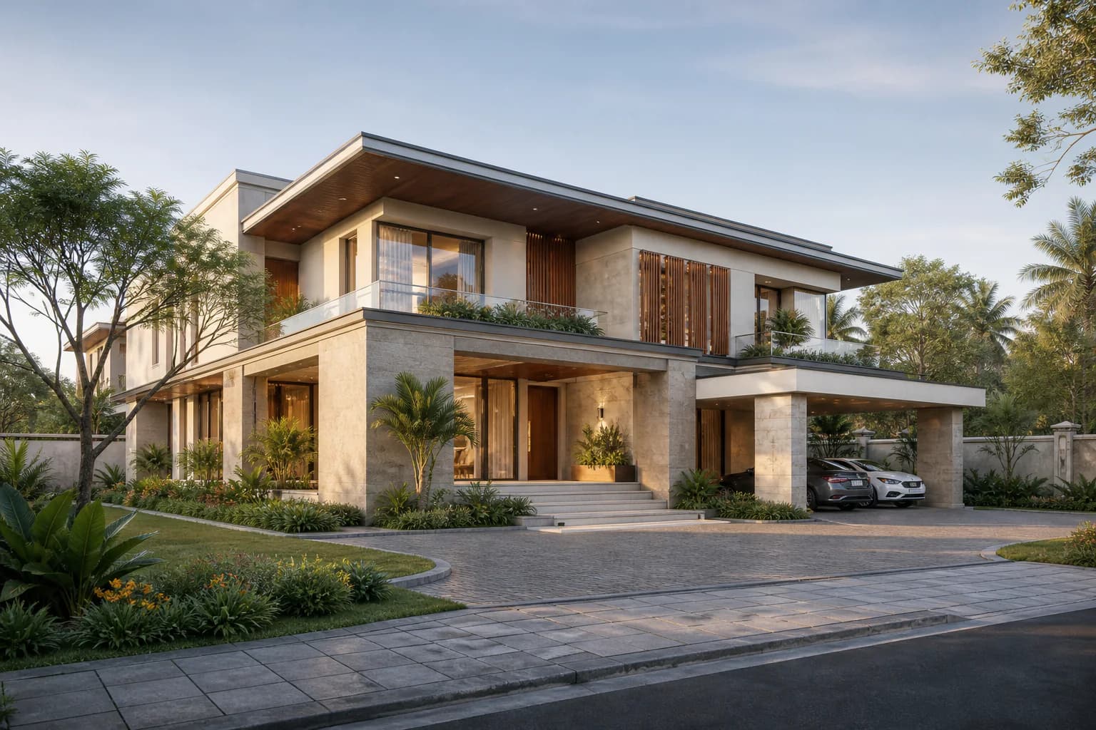 Villas & Low-rise exterior rendering