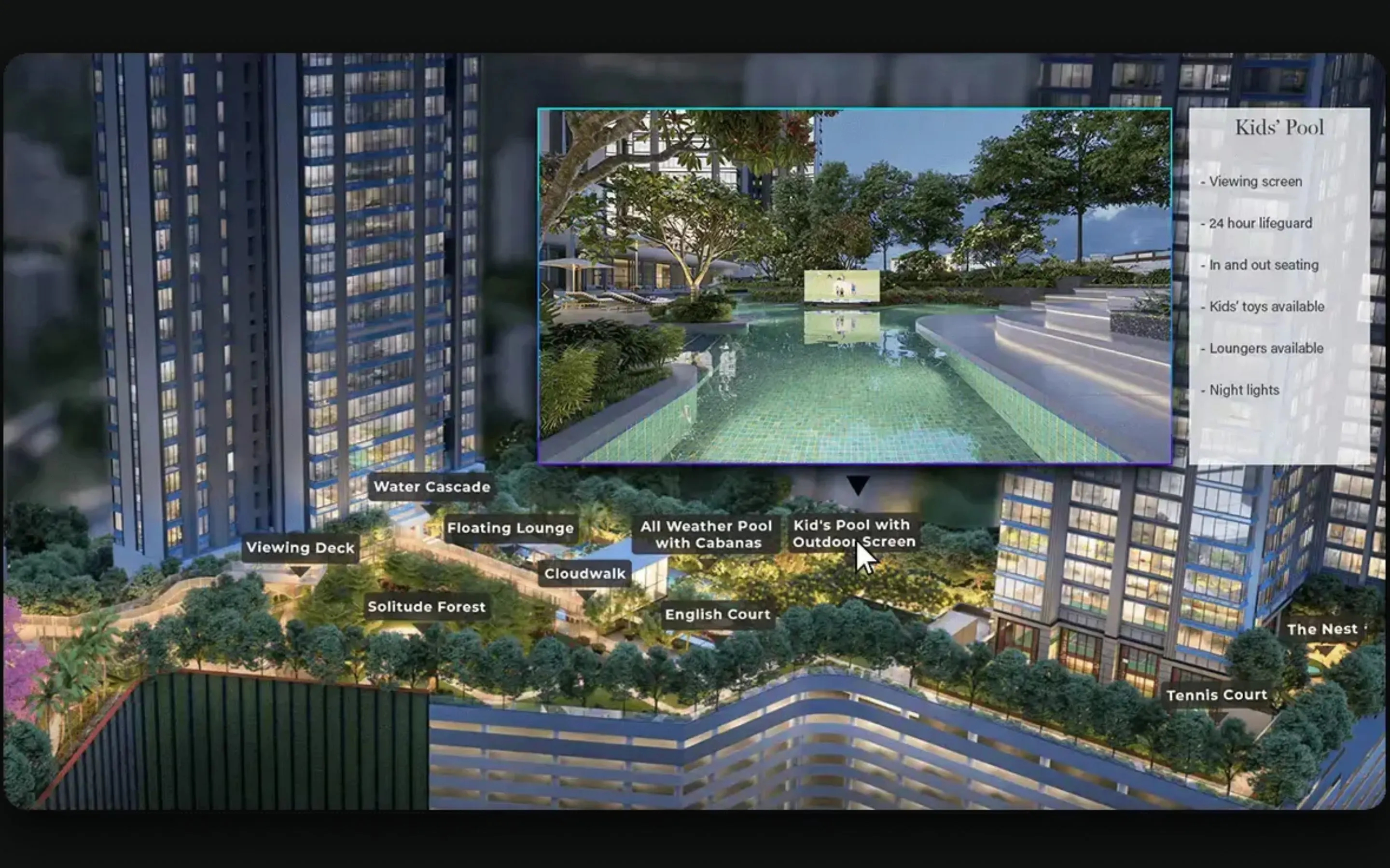 Premium Amenities Showcase on ImmersiView