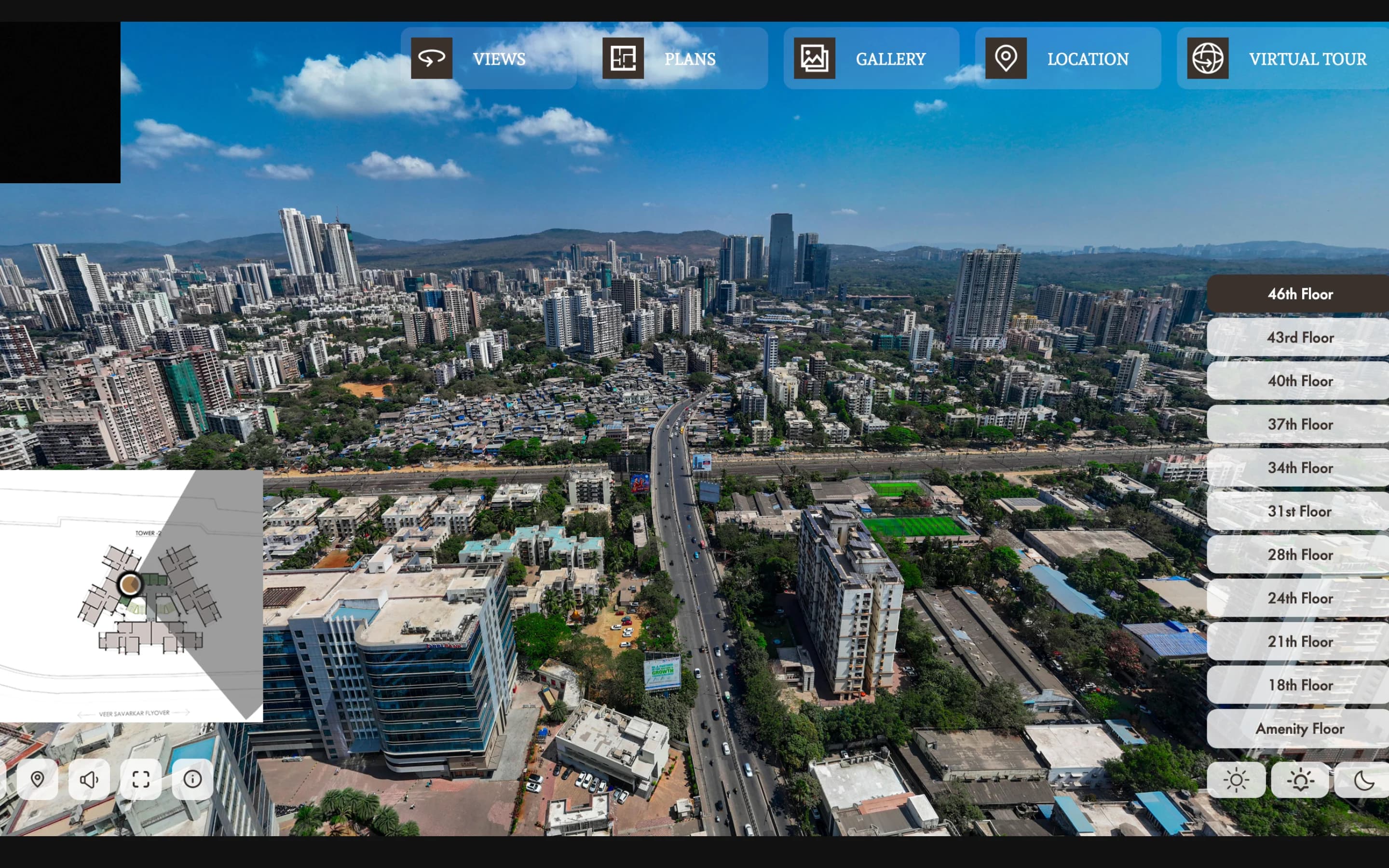 Multi-Level Height Perspectives on ImmersiView