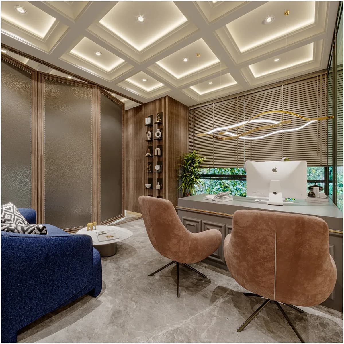 Director cabin, commercial interior by 360 Space