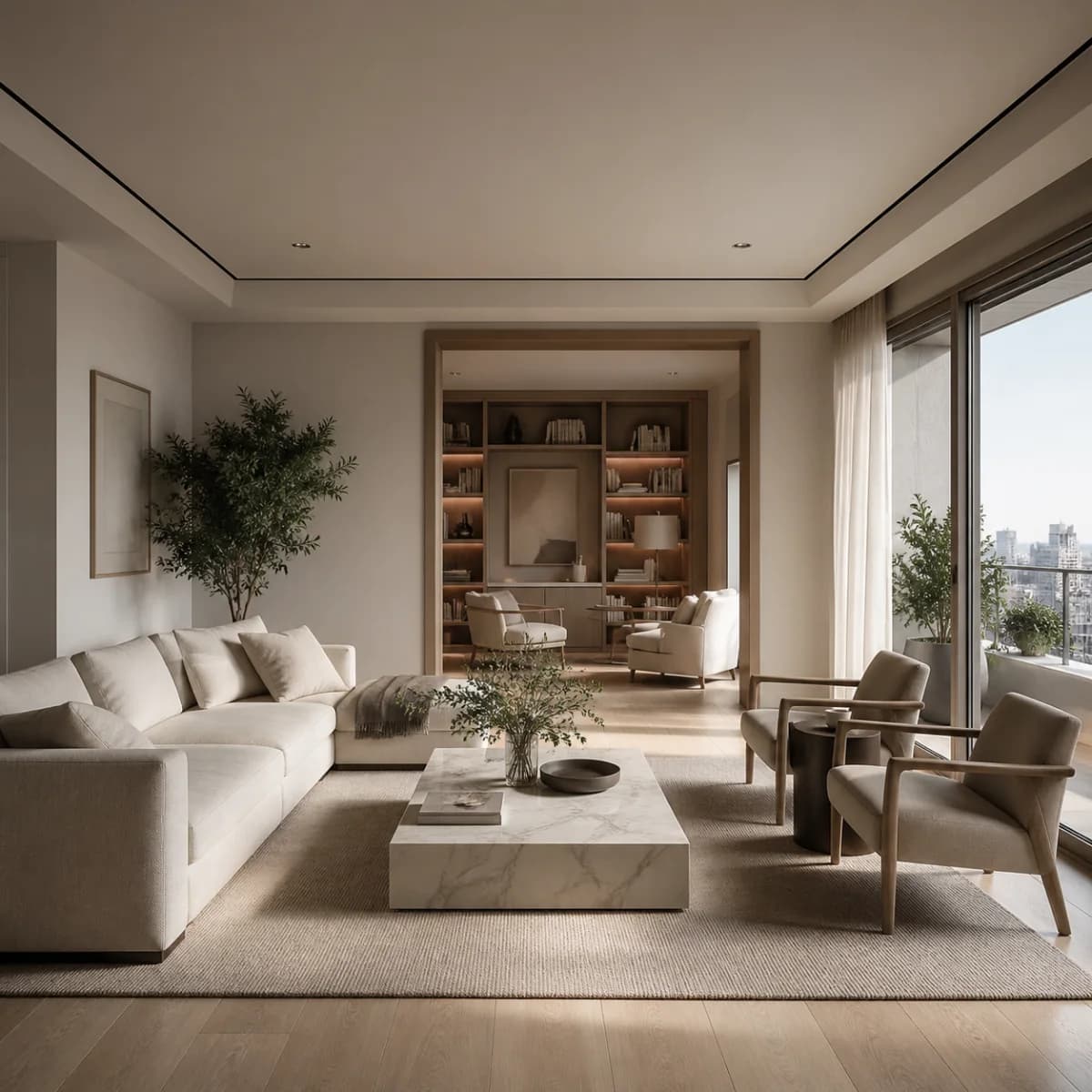 Apartments & Residences 3D interior render