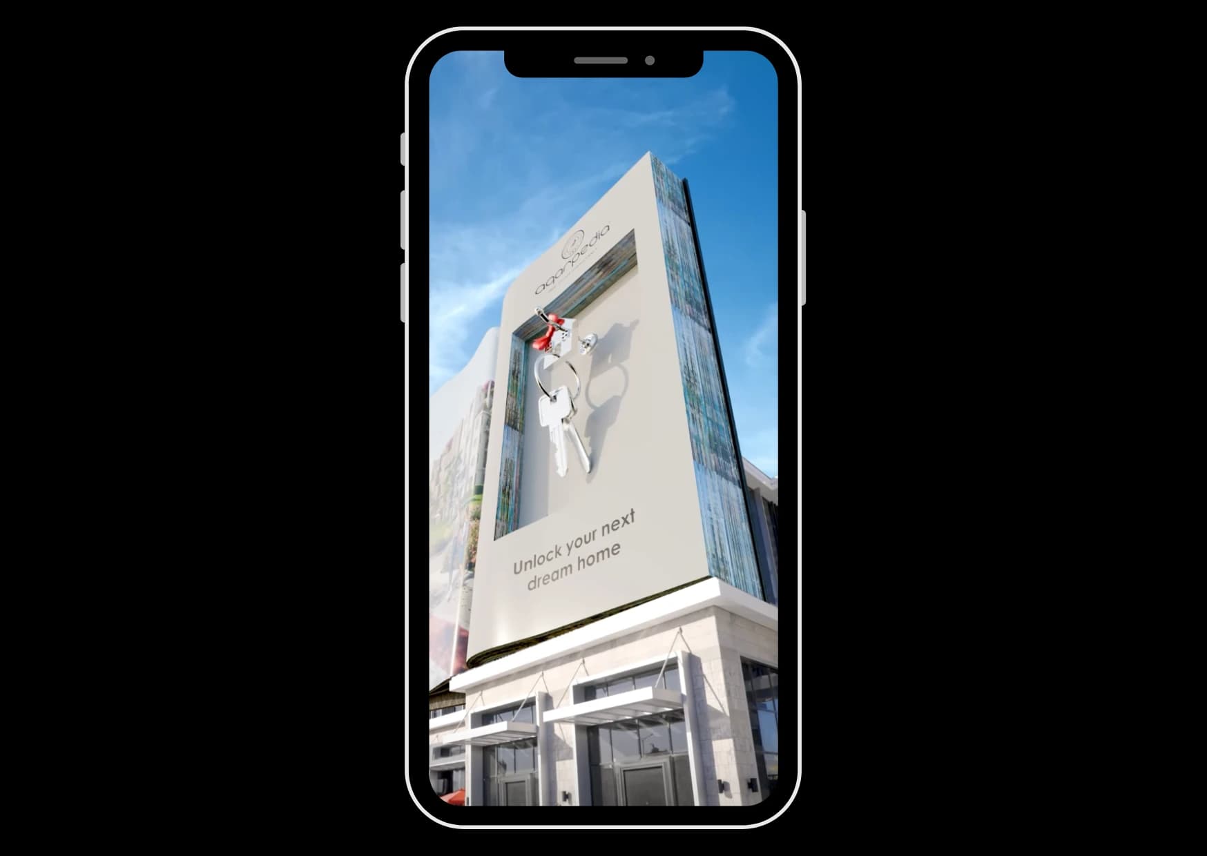 HorizonCGI virtual billboard launch film for a real estate project